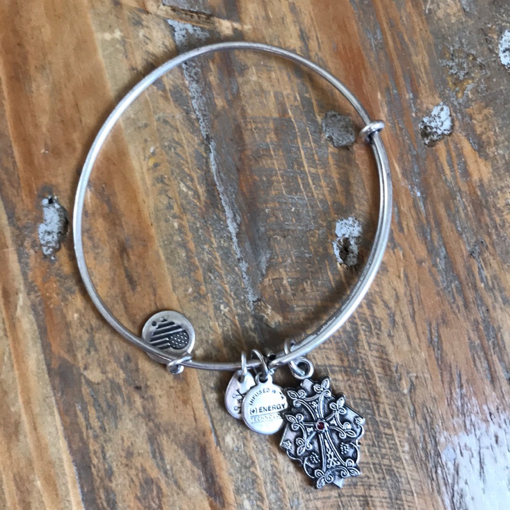 Cross Alex and Ani bracelet